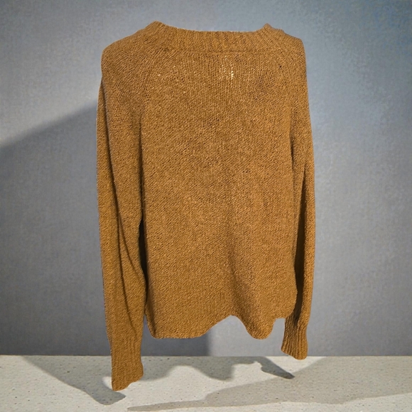 Cotton Emporium Golden Brown Sweater‎ - Picture 2 of 5